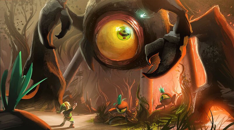 Link Facing Giant Eye