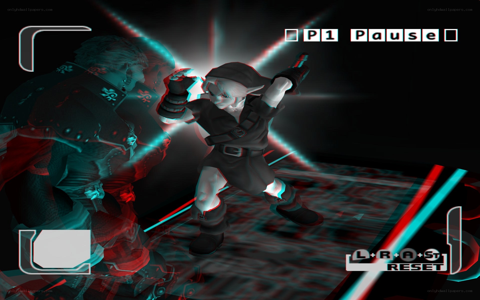Link fighting in a game