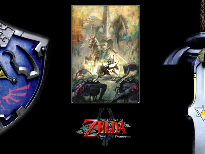 Link Fighting Monsters — Blue, Dramatic