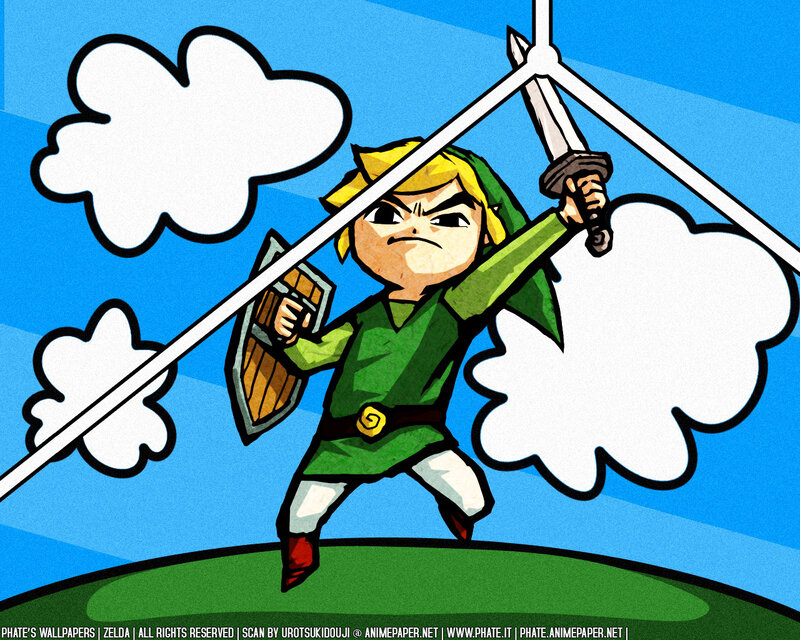 Link fighting wind turbine