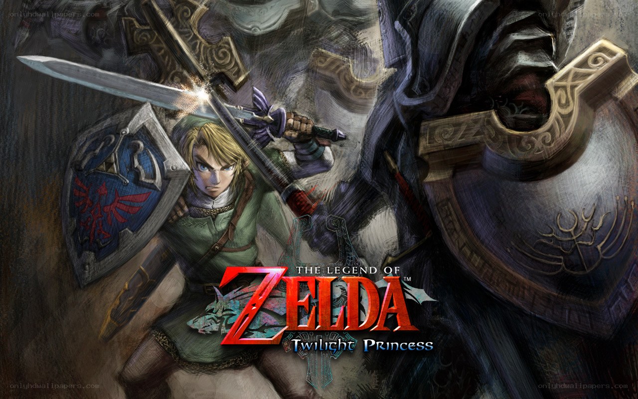 Link fights a dark knight