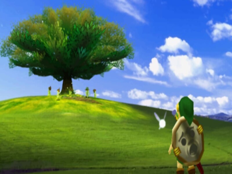 Link from Zelda — Green, Serene