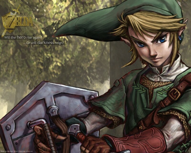 Link Holding Shield — Green, Dramatic