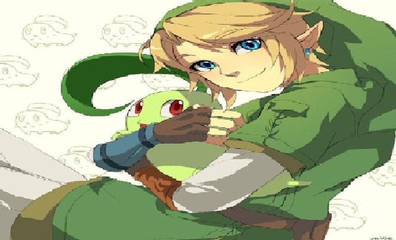Link Hugging a Creature
