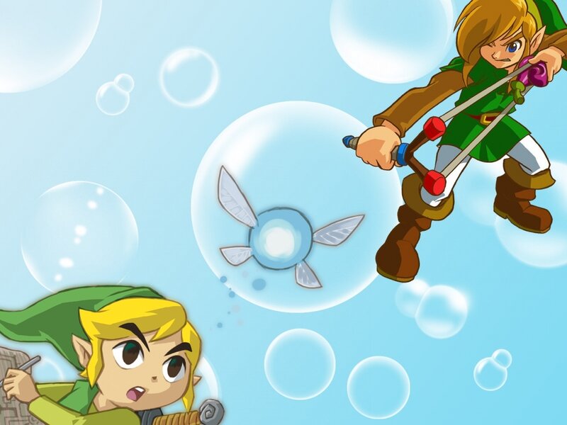 Link in a bubble world