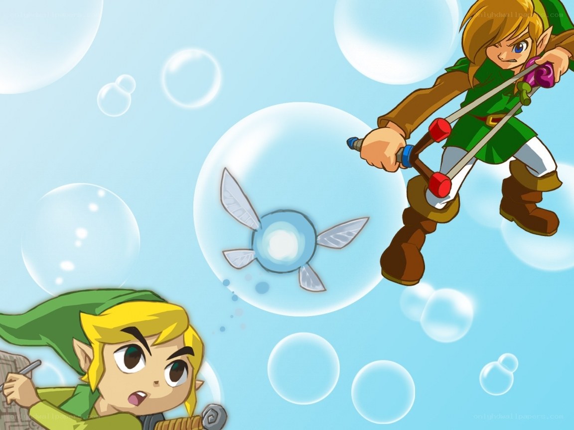 Link in a bubble world
