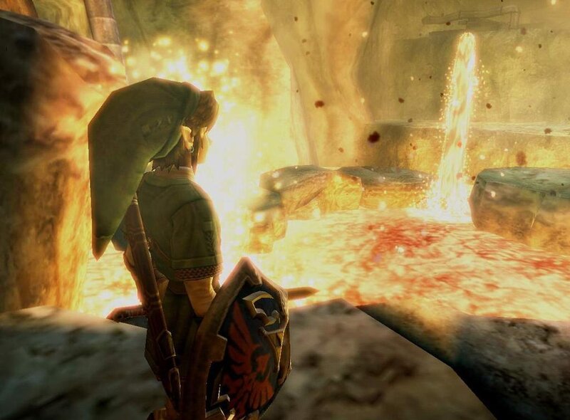 Link in a Cave — Yellow