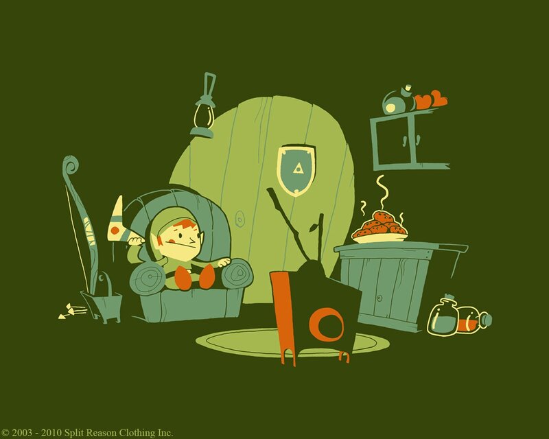 Link in a Chair — Green