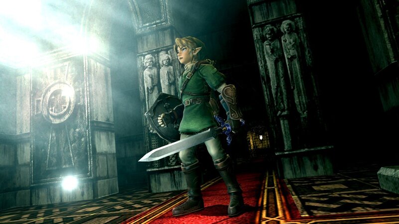 Link in a dark temple