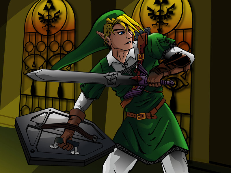Link in a dungeon