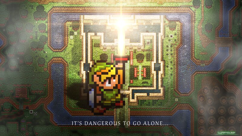 Link in a Dungeon — Green