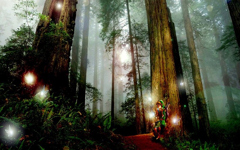 Link in a Forest — Green