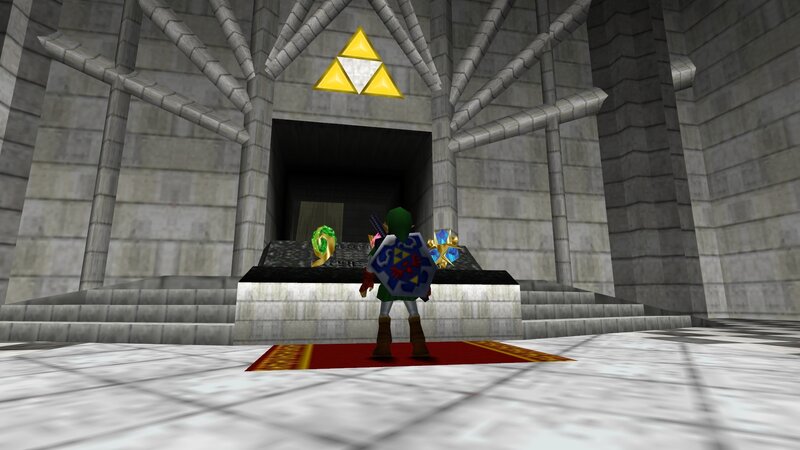 Link in a temple