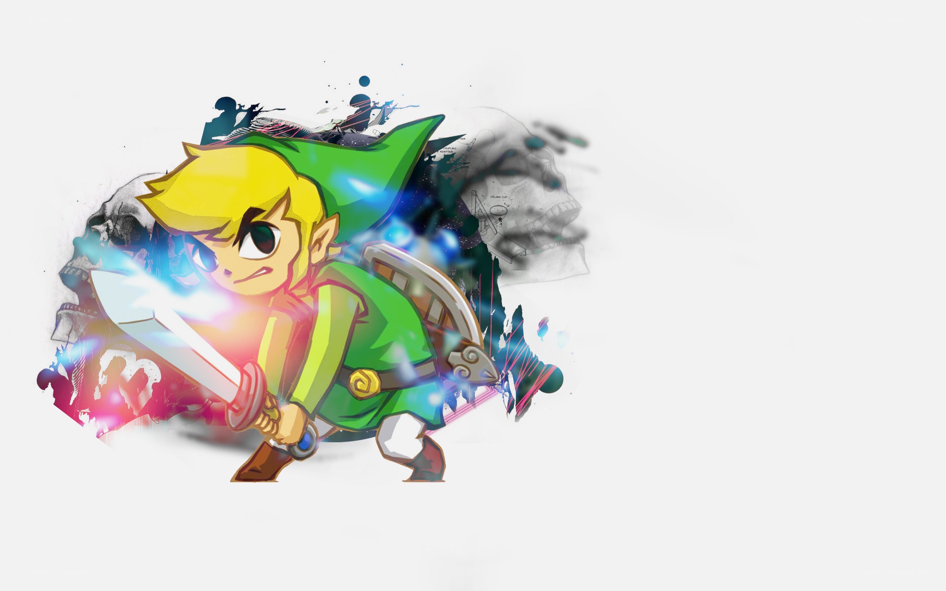 Link in action art