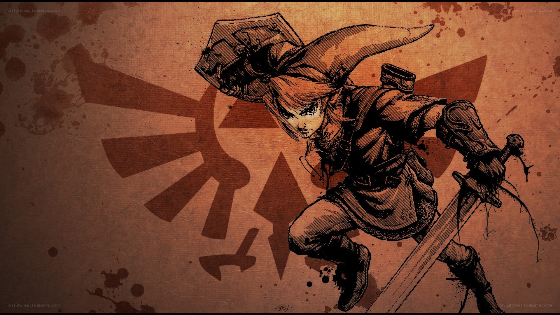 Link in action pose