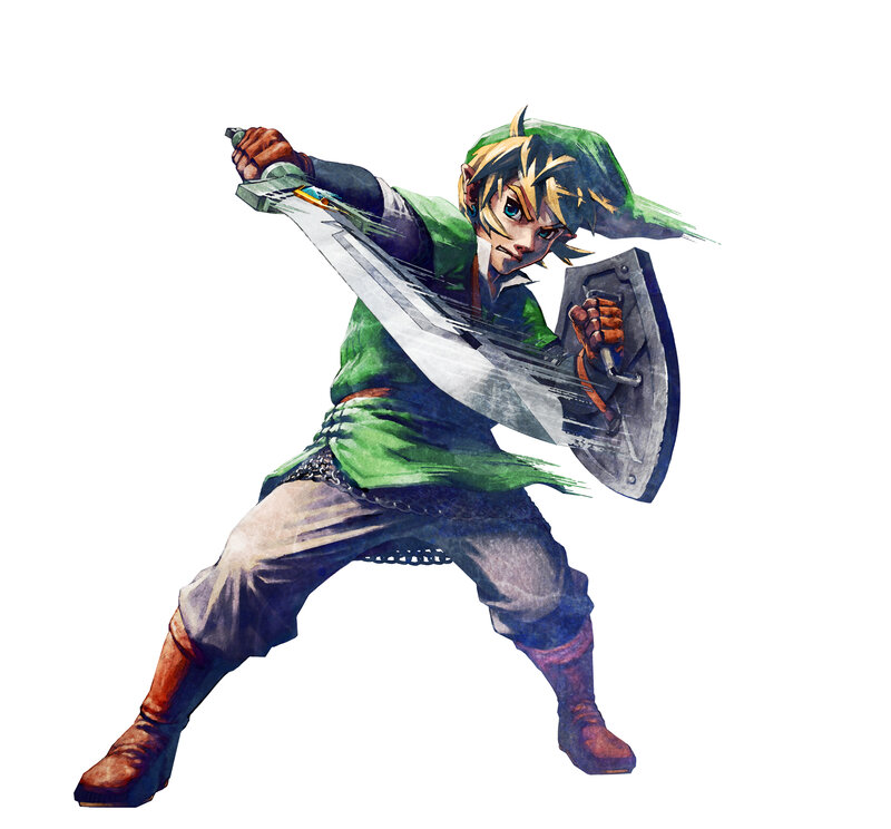 Link in action pose