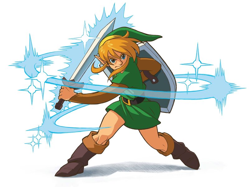 Link in action pose