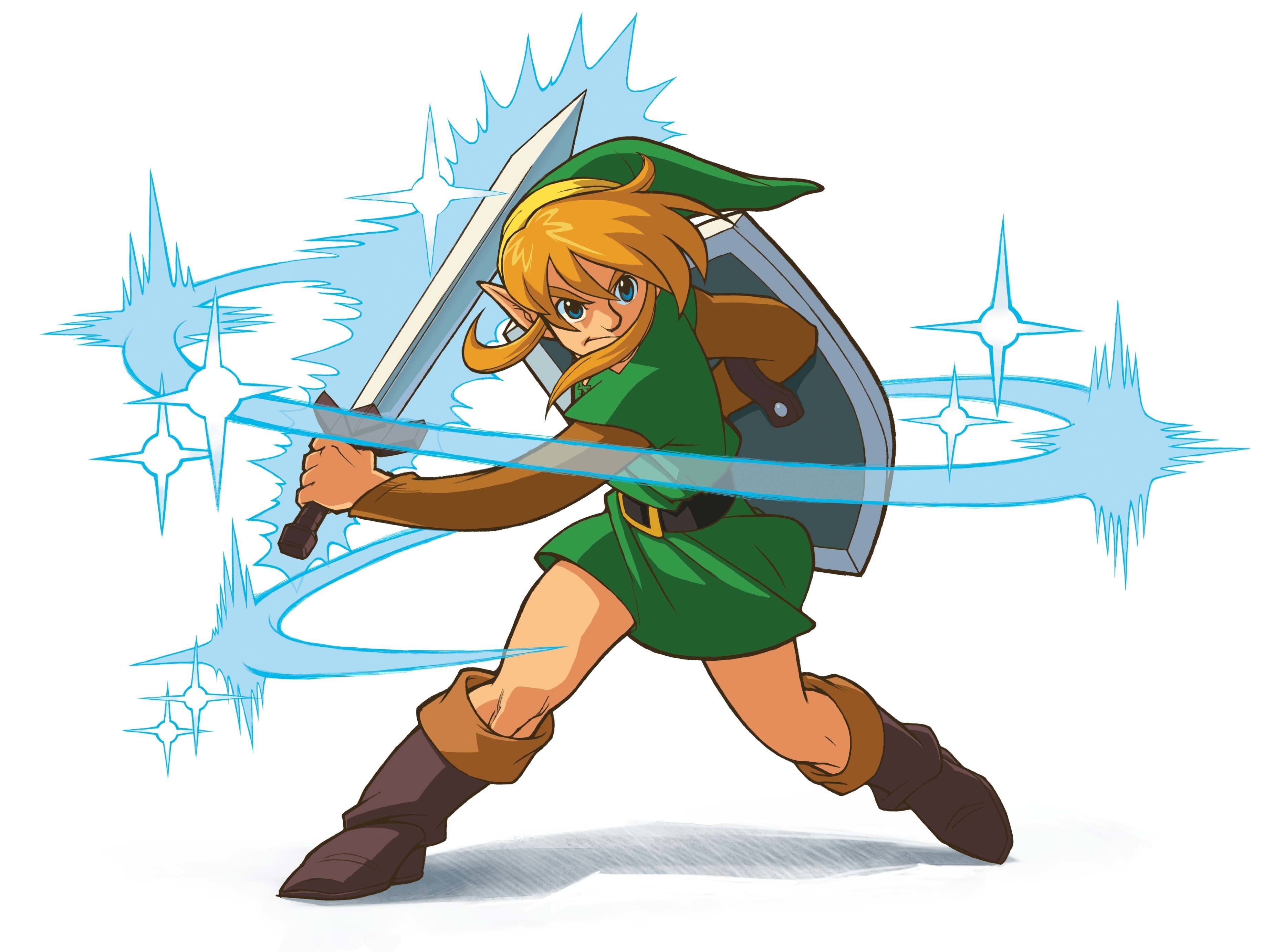 Link in action pose