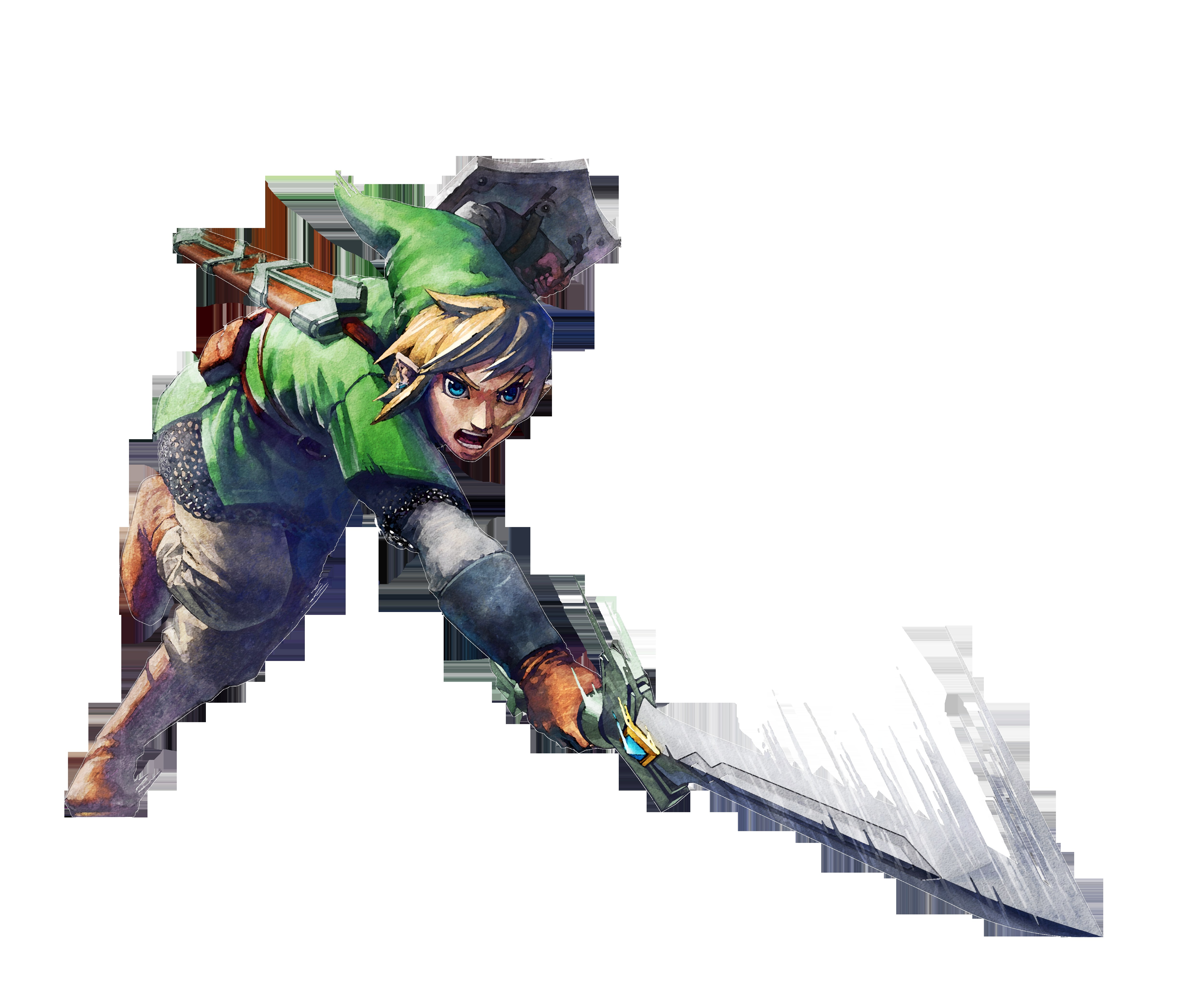 Link in action pose