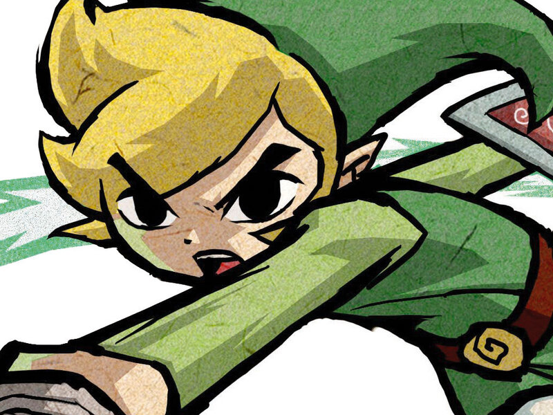 Link in action pose