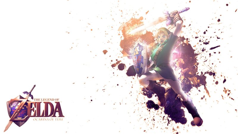 Link in Action Pose — White