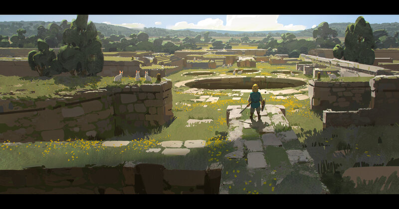 Link in Ancient Ruins