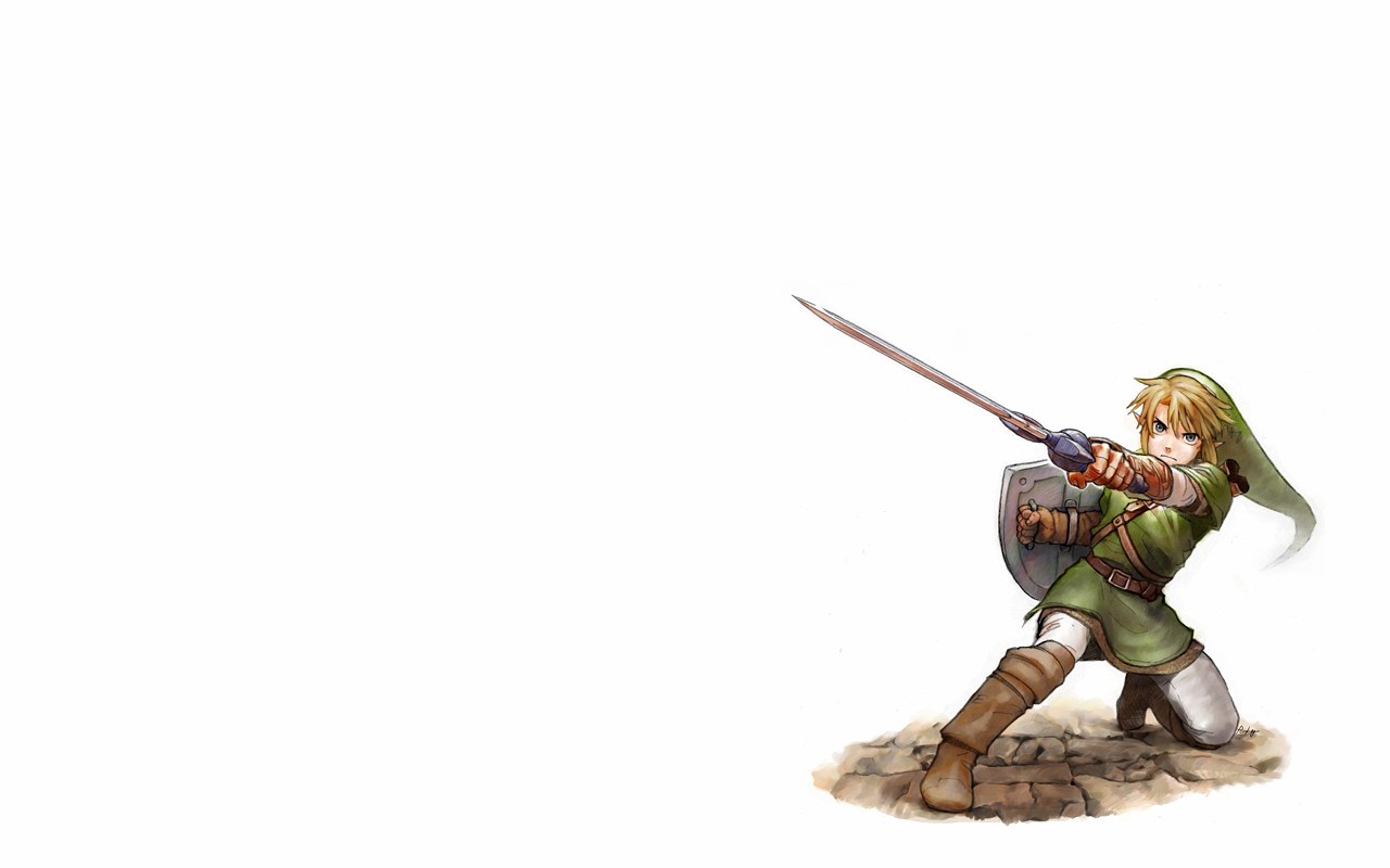 Link in combat stance