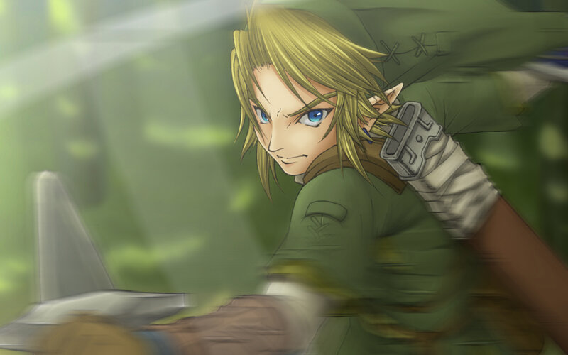 Link in green tunic