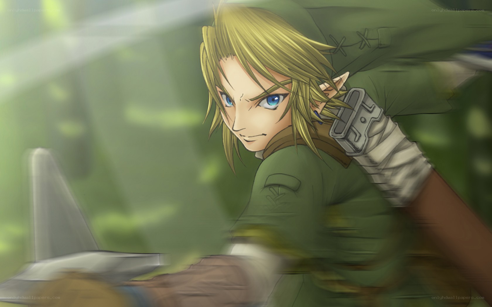 Link in green tunic
