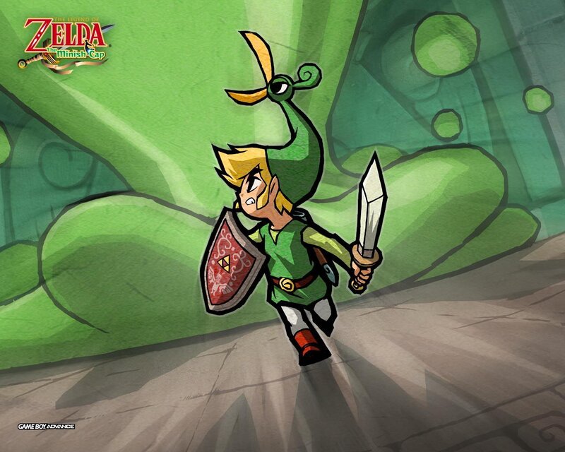 Link in Green Tunic — Adventurous, Digital Art