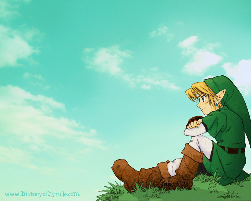 Link in green tunic