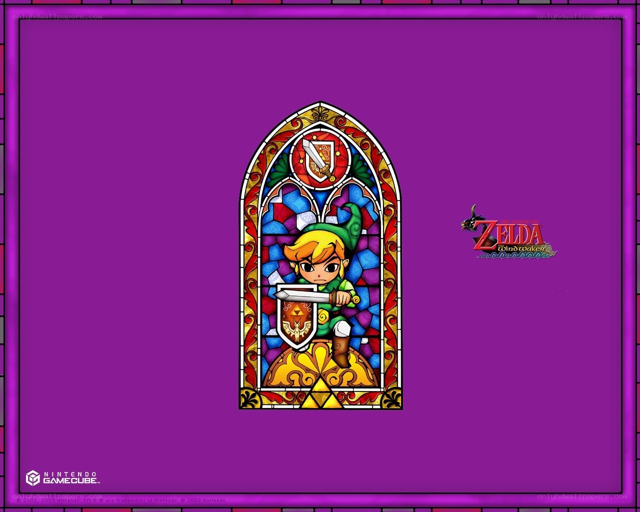 Link in stained glass window