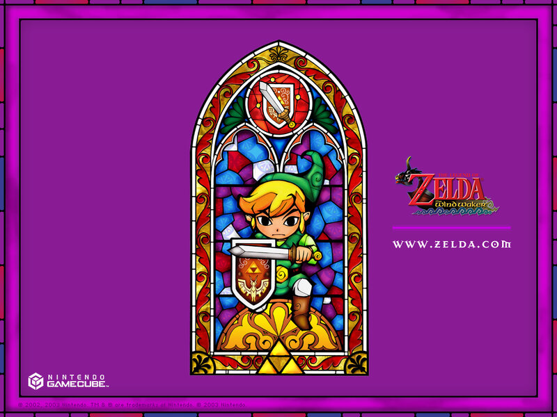 Link in stained glass window