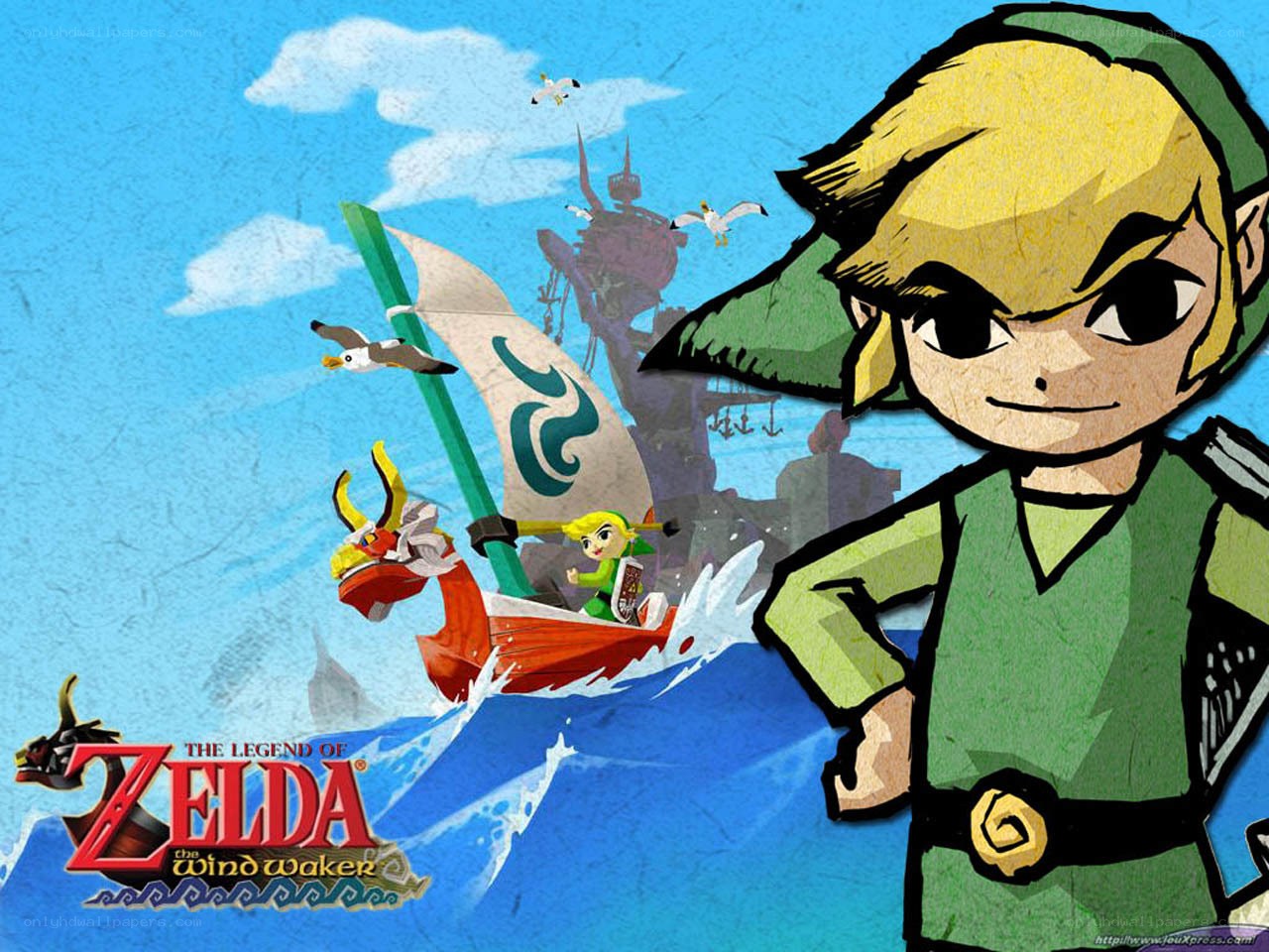 Link in The Wind Waker