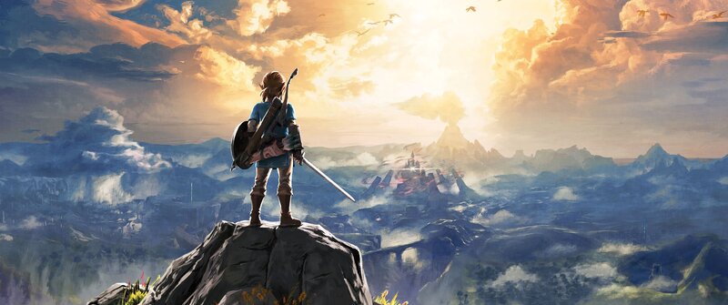 Link on a Cliff