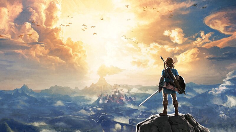 Link on a Rock — Blue