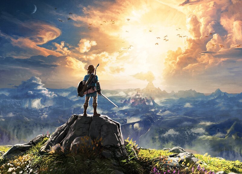 Link on a Rocky Peak