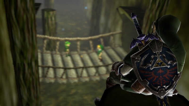 Link on a Rope Bridge