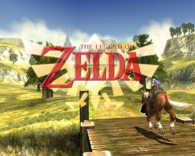 Link on Horseback — Green, Serene