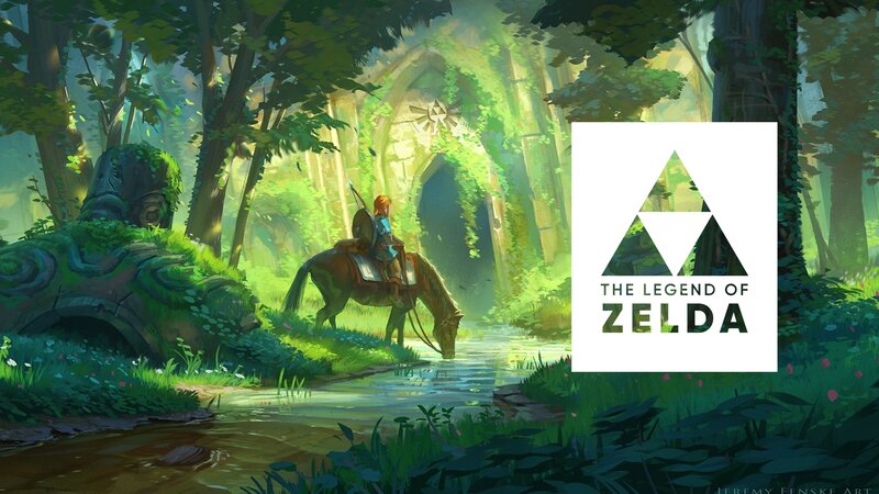 Link on Horseback — Green