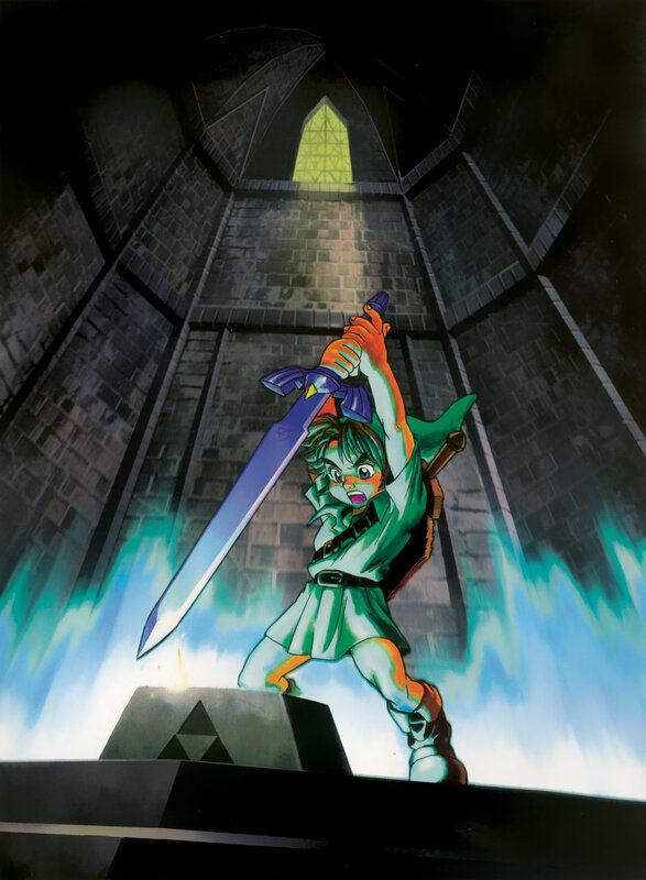 Link Pulling Sword