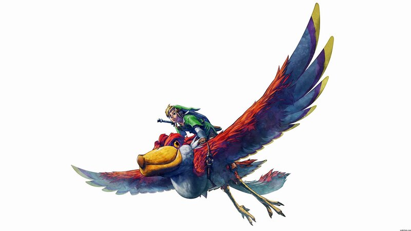 Link rides a giant bird