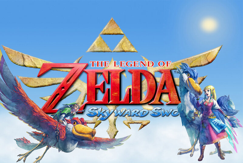 Link Riding a Bird — Blue, Adventurous, Afternoon