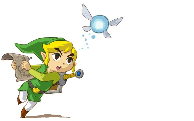 Link Running with Map — Green