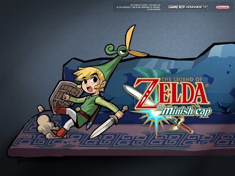 Link Running with Sword