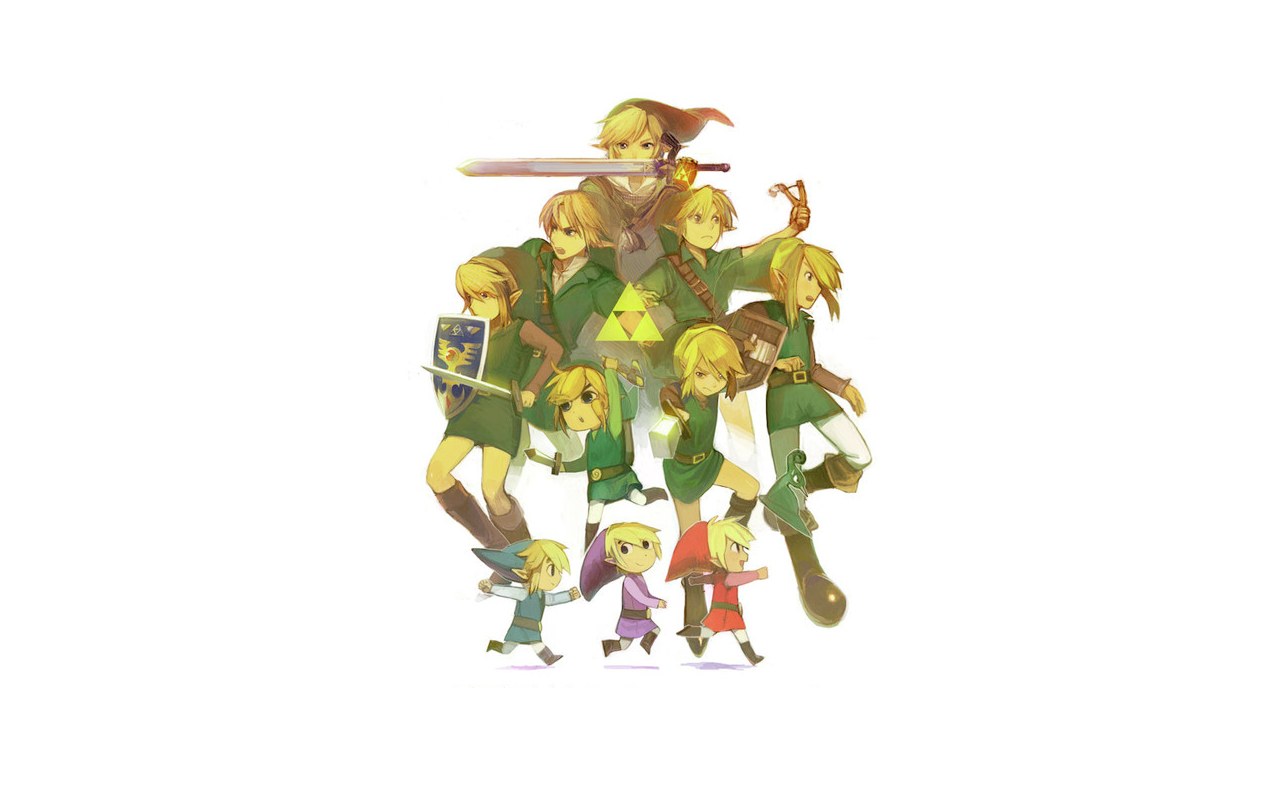 Link's many forms through the series