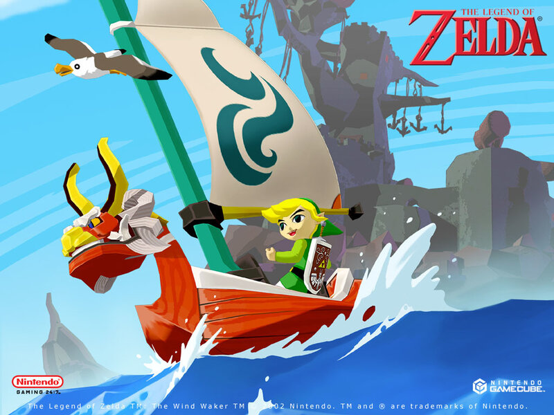 Link sails on a boat