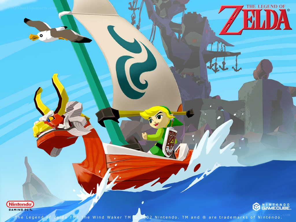 Link sails on a boat