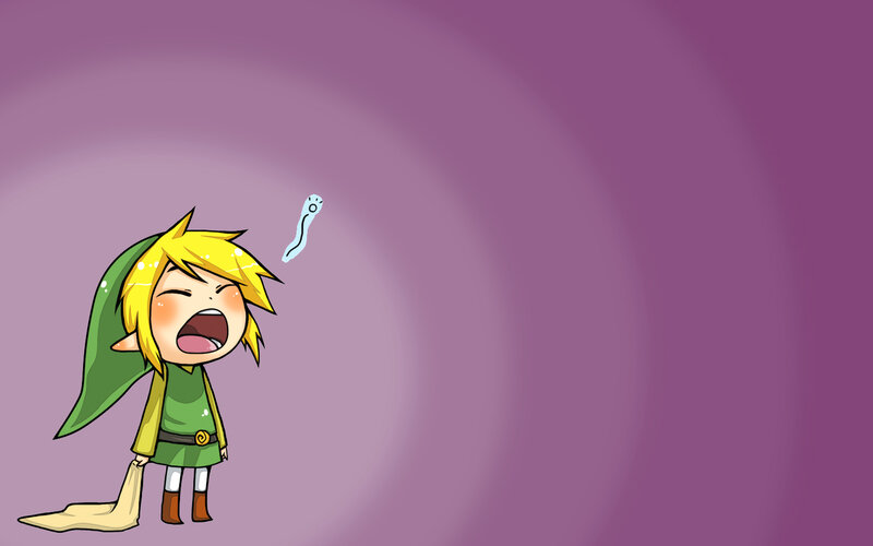 Link spits out a worm