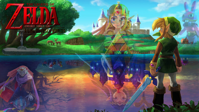 Link Standing by Water